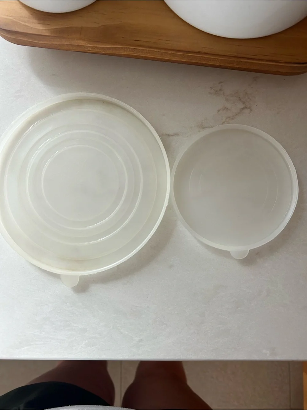 Vintage GMI Fruit Kitchen Canister Set of 2 Metal Storage Containers